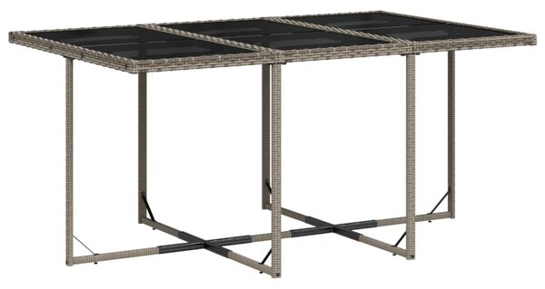 VidaXL 11 részes szürke polyrattan kerti ülőgarnitúra párnákkal
