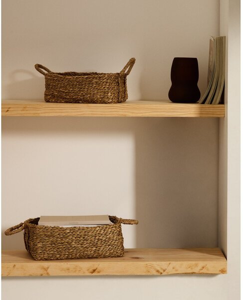 Vízijácint tárolókosár szett 2 db-os 34x24x19 cm Milly – Kave Home