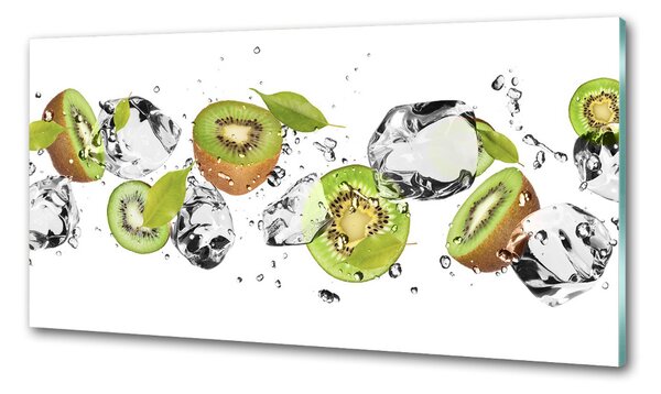 Konyhai hátfalpanel Kiwi és víz