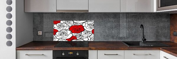 Konyhai hátfalpanel Roses