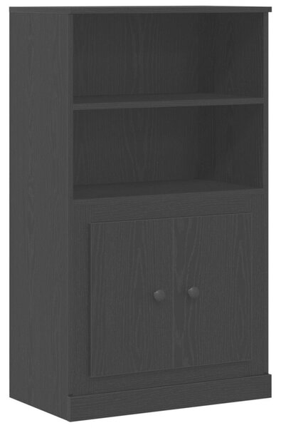 Fekete tölgy magasszekrény 132x35,5x103,5 cm Ellenálló anyagból