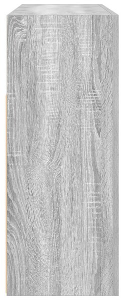 Oldalszekrény Szürke sonoma Műszaki fa 116 x 30 x 75 cm