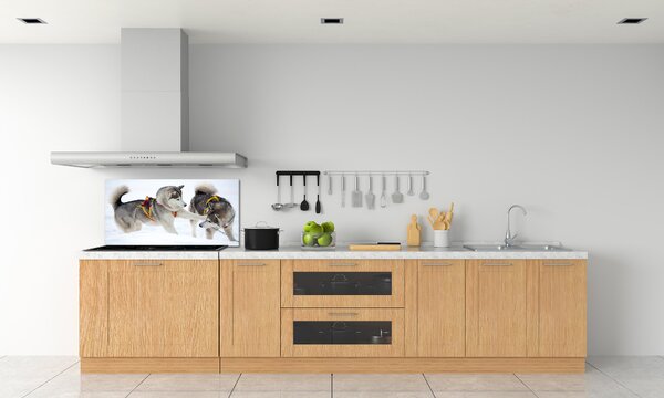 Konyhai fali panel Husky tél