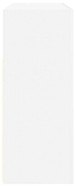 Fehér Oldalszekrény Fehér Mérnöki fa 116 x 30 x 75 cm Modern