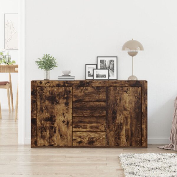 Széfdoboz Füstölt tölgy Szerelt fa 120 x 36 x 69 cm Széfdoboz