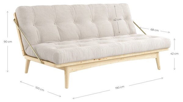 Folk Clear/Linen variálható kanapé - Karup Design