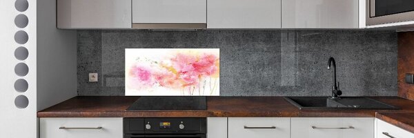 Konyhai fali panel Virágok