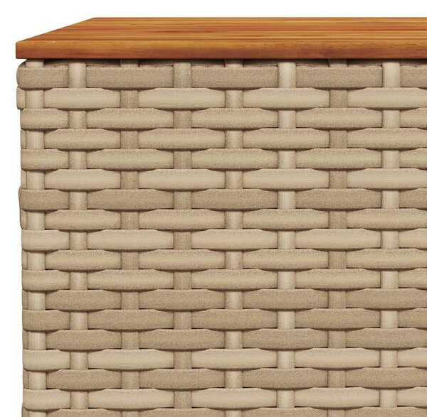 VidaXL 11 részes bézs polyrattan kerti ülőgarnitúra párnákkal
