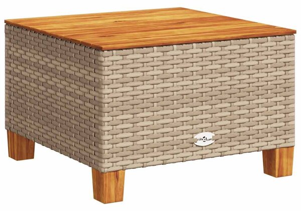 VidaXL 11 részes bézs polyrattan kerti ülőgarnitúra párnákkal