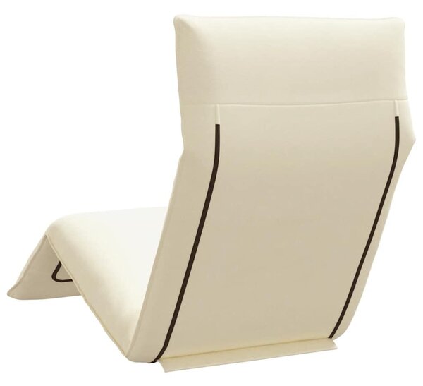 VidaXL krém oxford-szövet összecsukható napozóágy 175x54x8,5 cm