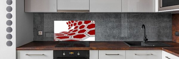 Konyhai fali panel 3d absztrakció