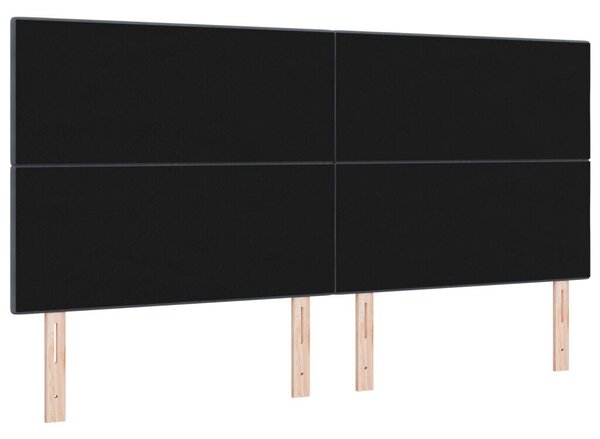 Fejtámla Gombos Rátét Sötétszürke 200 cm Bársony