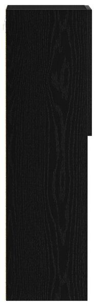 LED TV szekrény 2 db Fekete Tölgy 30,5x30x102 cm Mérnökifából