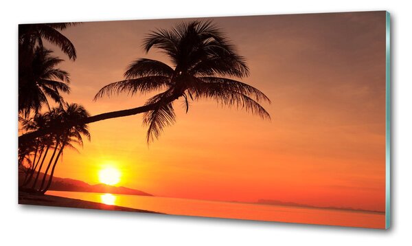 Konyhapanel Sunset beach