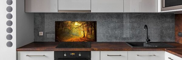 Konyhapanel Erdő ősszel