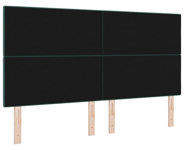 Fejtámla Gombos Zöld 180 cm Bársony