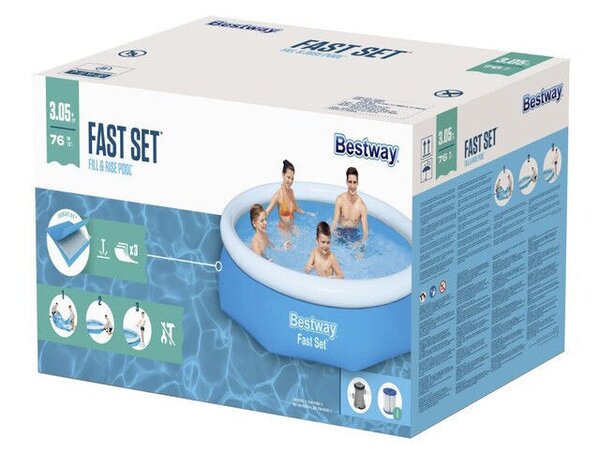 Bestway 57270 Kerti medence szivattyúval 305x76cm - bővíthető