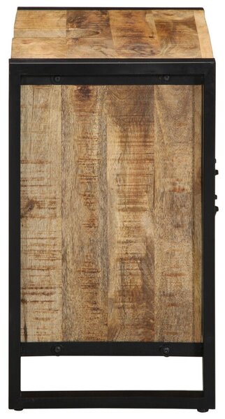Fürdőszobai Szekrény 55x35x60 cm Tömör Fa Durva Mangó