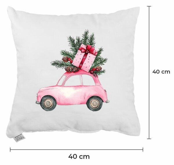EMI Candycar karácsonyi díszpárna 40x40 cm