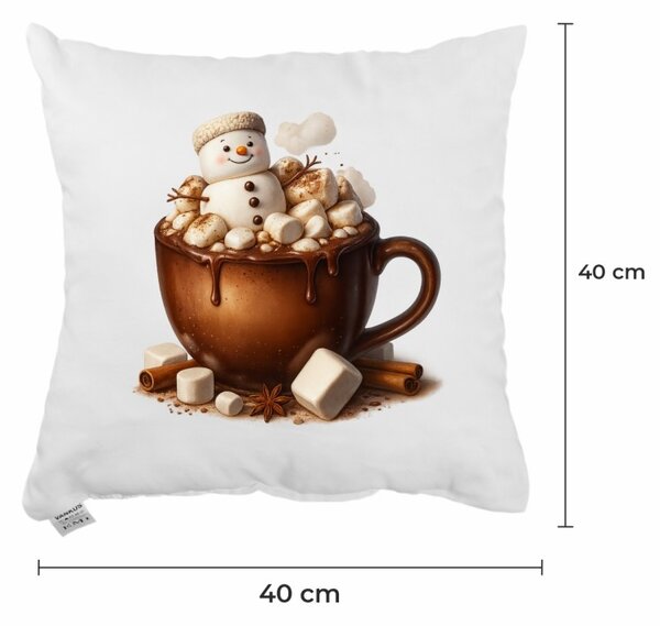 EMI Choco karácsonyi díszpárna 40x40 cm