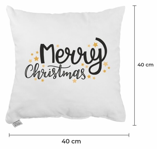 EMI Merry Christmas karácsonyi díszpárna 40x40 cm