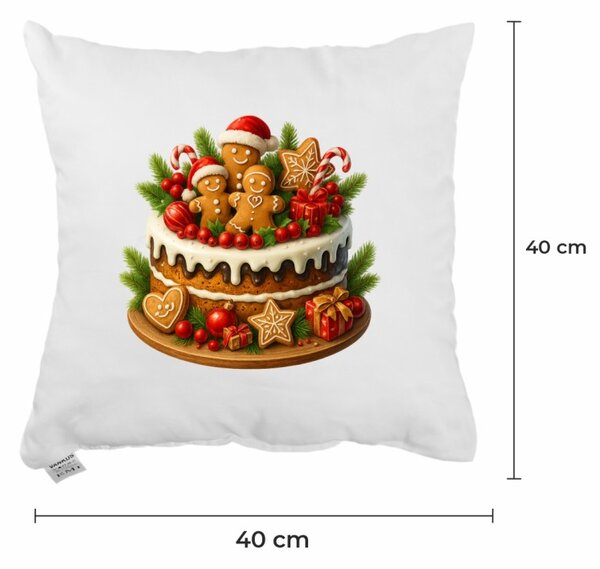 EMI Cake karácsonyi díszpárna 40x40 cm