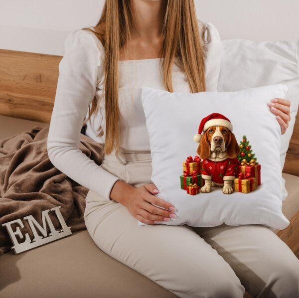 EMI Buddy karácsonyi díszpárna 40x40 cm