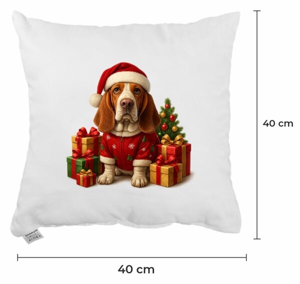 EMI Buddy karácsonyi díszpárna 40x40 cm