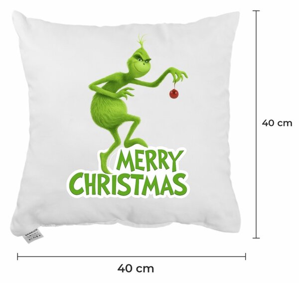 EMI Grinch Christmas karácsonyi díszpárna 40x40 cm