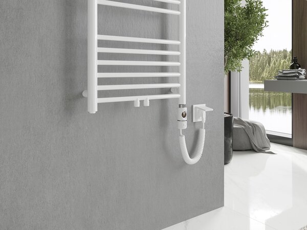 Mexen Yodo, elektromos fűtőelem 1200x500 mm + fűtőrúd 600 W, fehér, W113-1200-500-2600-20