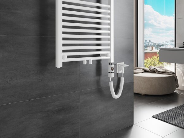 Mexen, Mexen Mars elektromos fűtés 1200 x 400 mm, 600 W, fehér - W110-1200-400-2600-20