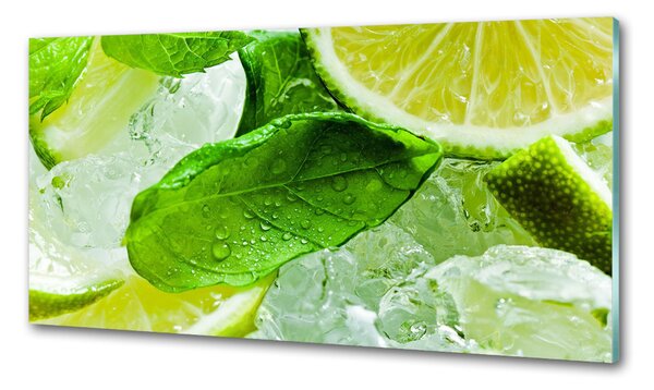 Konyhai dekorpanel Lime jég