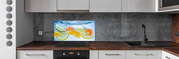 Konyhai dekorpanel Citrus víz alatt