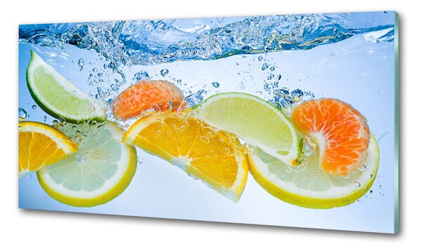 Konyhai dekorpanel Citrus víz alatt