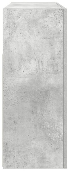 Oldalszekrény Beton Szürke Mérnöki Fa 116 x 30 x 75 cm Téglalap