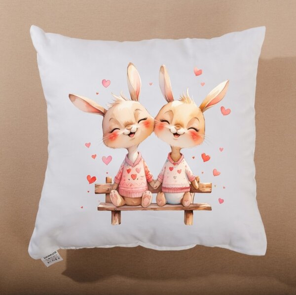 EMI Bunny Together díszpárna 40x40 cm