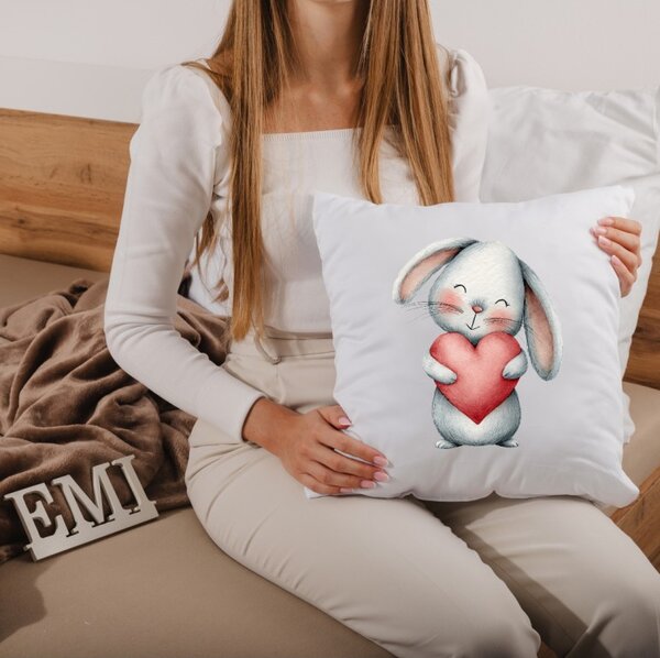 EMI Bunny Love díszpárna 40x40 cm