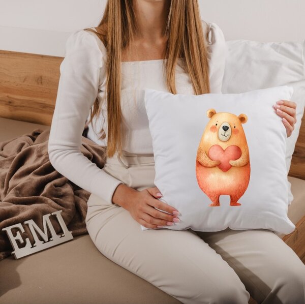 EMI Teddy Love díszpárna 40x40 cm
