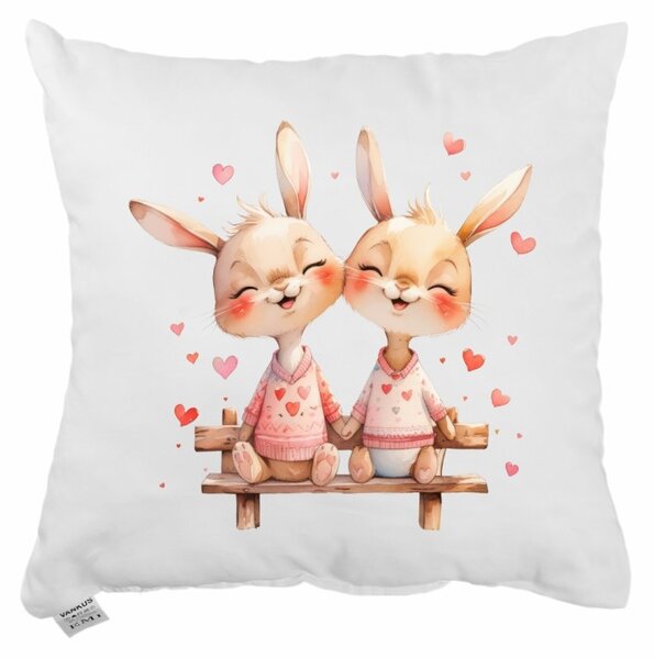 EMI Bunny Together díszpárna 40x40 cm