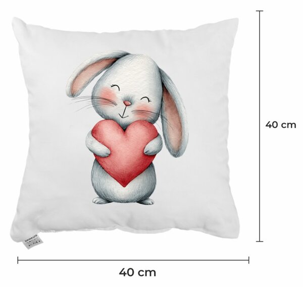 EMI Bunny Love díszpárna 40x40 cm