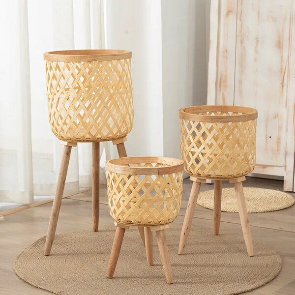 Rattanbloom™ álló Rattan Virágcserép