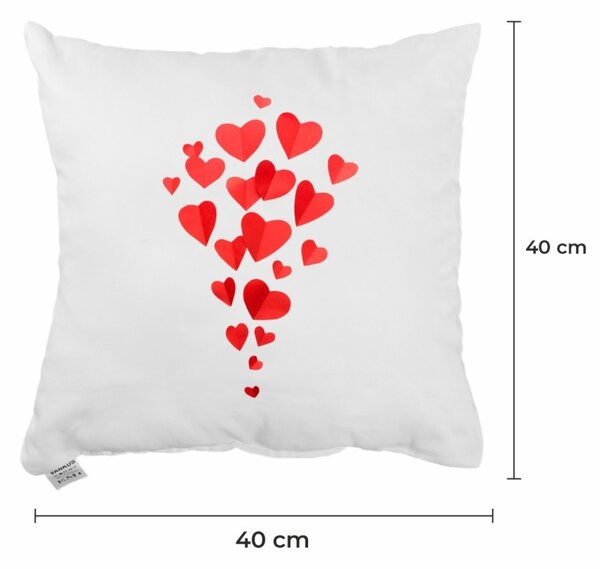EMI Hearts díszpárna 40x40 cm