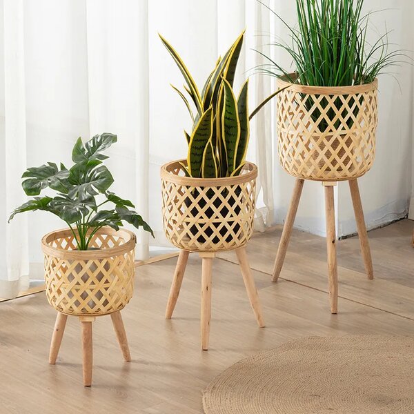 Rattanbloom™ álló Rattan Virágcserép