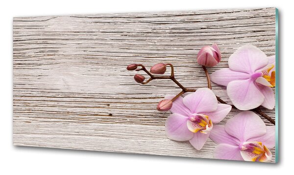 Konyhai falburkoló panel Orchid a fán
