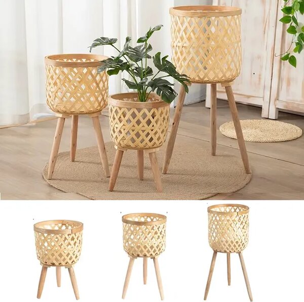 Rattanbloom™ álló Rattan Virágcserép