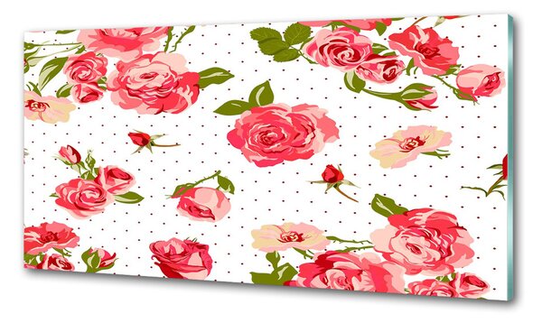 Konyhai hátfalpanel Roses