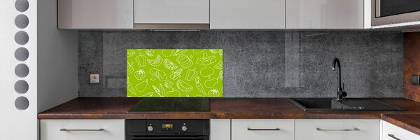 Konyhai dekorpanel Gyümölcsök és zöldségek