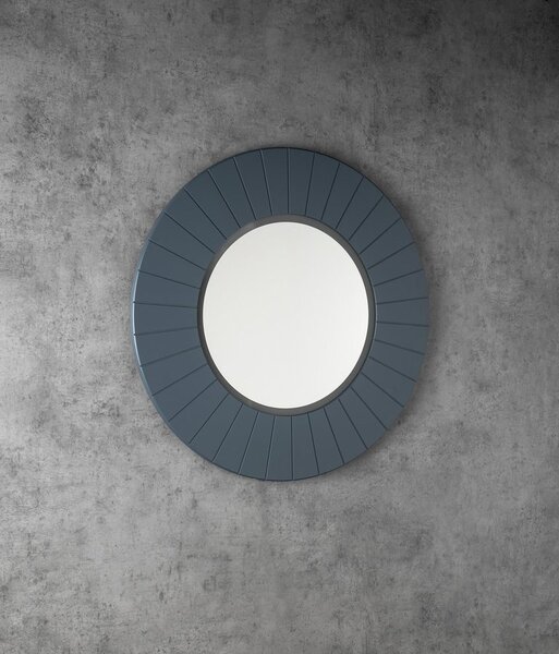 Sapho Sapho, LUMIRO STRIP kerek tükör LED világítással a keretben, átmérő 75cm, szienna színű, LR750-4242S