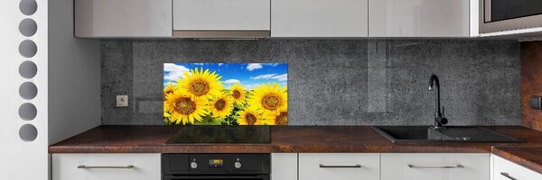 Konyhai falburkoló panel Napraforgó