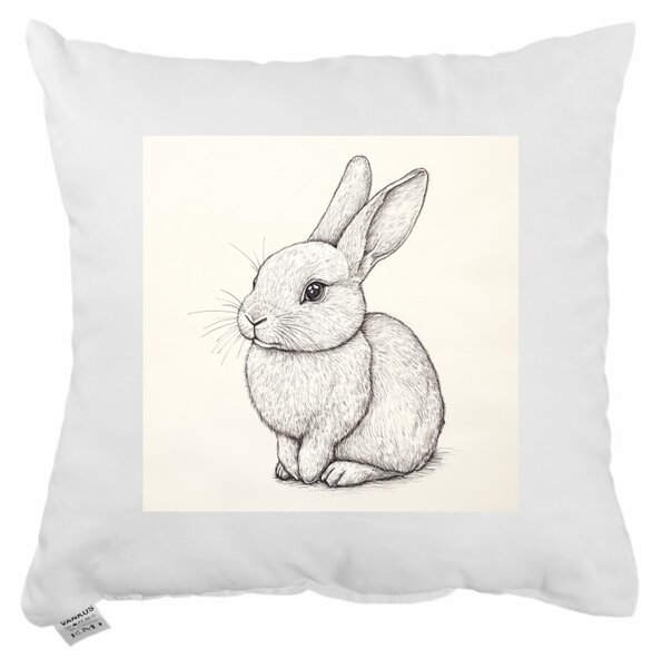 EMI Bunny Sketch díszpárna 40x40 cm